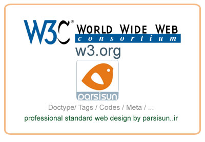 standard web design with parsisun.ir